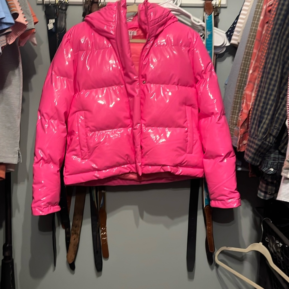 Hot pink jacket
